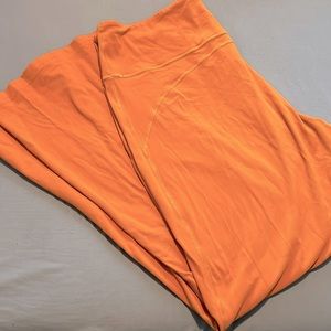 Lululemon Groove Pant Flare Super High-Rise Nulu in Roasted Orange | Size 20